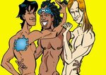 Victor E. Hodge: Teen Titans - Jaime, Virgil & Eddie