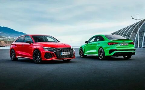 Audi представила новые хэтчбек и седан RS3 с 400-сильным мот