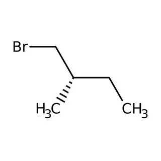 S)-(+)-1-Bromo-2-methylbutane, 97%, stab. with potassium car
