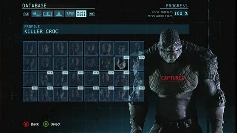 Batman Arkham Origins All Character Bios / Profiles - YouTub