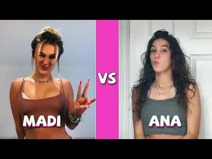 MADI MONROE Vs Ana Sobonja TikTok Dance Compilation - YouTub