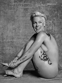 Singer Pink nude for People Magazine - Most Beatuiful Issue 