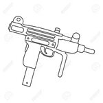 Gun Drawing Template Related Keywords & Suggestions - Gun Dr