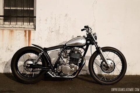 Yamaha SR 500 custom : good job Purple Pantera