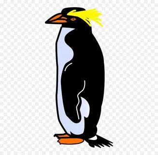 Macaroni Penguin Clipart - Penguin Heraldry Png Transparent 