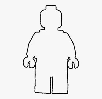 Blank Lego Man Outline , Free Transparent Clipart - ClipartK