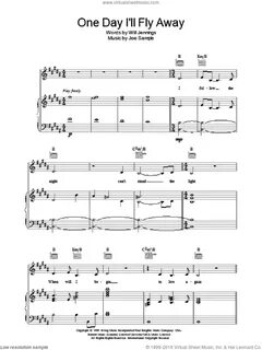 Jennings - One Day I'll Fly Away (from Moulin Rouge) sheet m
