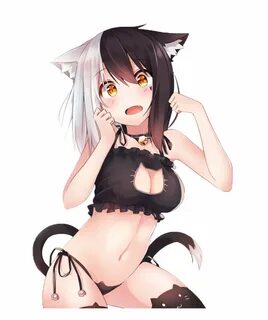 Anime Cat Girl Png - Anime Neko Girl Lingerie Transparent PN