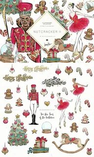 Nutcracker Christmas Clipart Christmas planner stickers, Nut