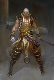 Monk D&D Character Dump Concept art characters, Character ar