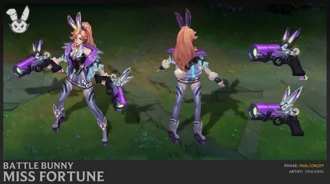 ArtStation - Battle Bunny Miss Fortune Concept