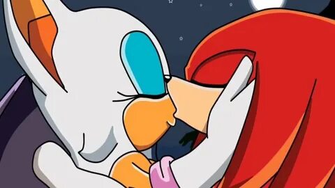 Knuckles And Rouge Kiss - Thewild Wallpaper