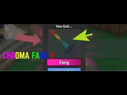 CHROMA FANG GODLY IN ROBLOX MM2 SEASON 1!! OMG - YouTube