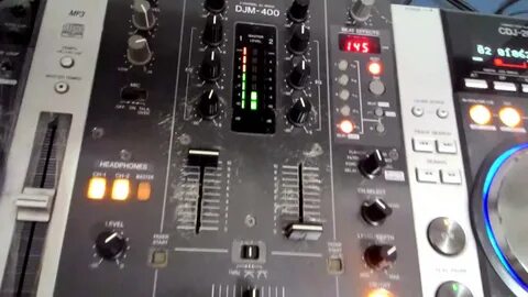 Cdj 200s Pioneer Mixer Djm 400 Pioneer - YouTube