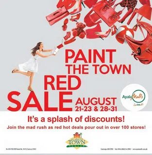 Calaméo - Paint The Town Red Sale At Ayala Malls Valid Till 