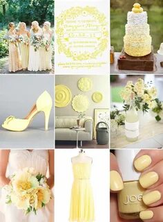 Blog katherine Yellow wedding inspiration, Pale yellow weddi