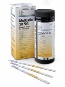 Тест-полоски Multistix 10 SG 100 штук (Мультистикс СГ), цена