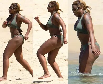 42yr old Mary J Blige flaunts hot bikini bod This Is Miss Pe