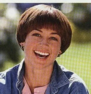 Dorothy Hamill's wedge haircut from the 1970's. Description 
