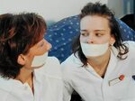 Two cute nurses tied up and gagged - Bondage Porn Jpg