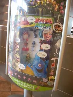 Monsters vs. Aliens Happy Meal toys McDonald's #13898 (3,2. 