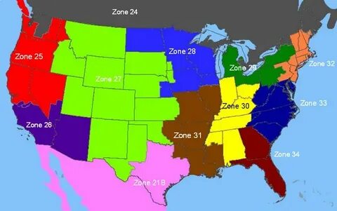 Zone Maps Zones 25B & 29