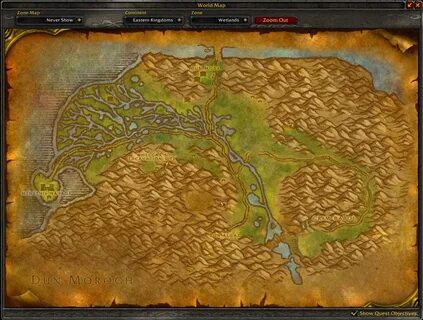 Wetlands map wow screenshot - Gamingcfg.com