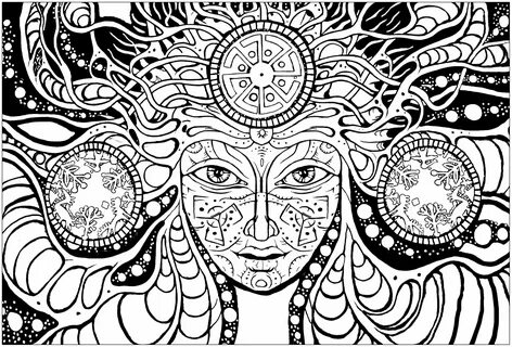 Free Printable Psychedelic Coloring Pages Mclarenweightlifti