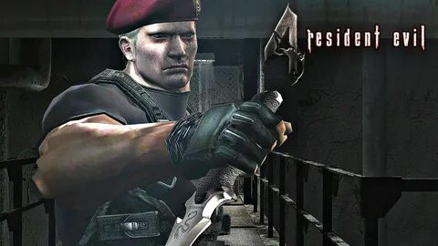 Leon Kennedy vs Jack Krauser Knife Fight - Resident Evil 4 (