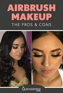 Airbrush Makeup: The Pros & Cons - Quinceanera Airbrush make