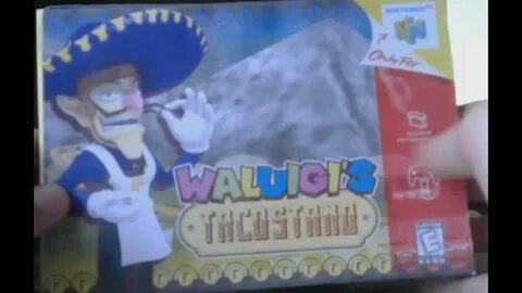 LOST N64 GAME RECOVERED - WALUIGIS TACO STAND 64 (with downl
