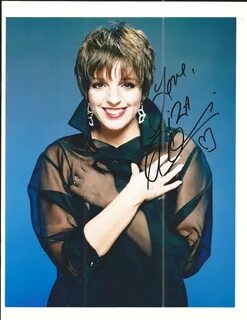 Sold Price: Liza Minelli signed photo - October 6, 0120 9:00