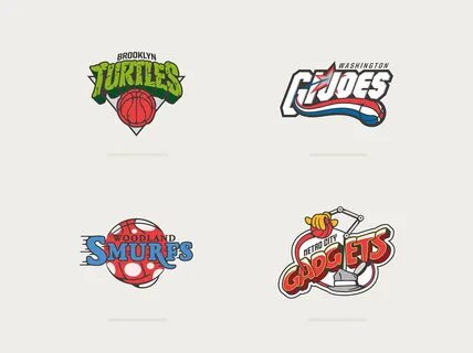 Basketball Teams X 80's Toons on Behance