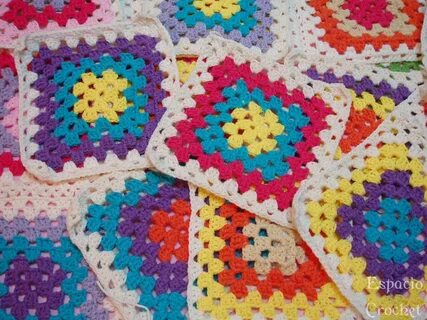 Cuadros de crochet / Crochet squares Crochet square, Crochet