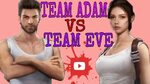 TEAM ADAM VS TEAM EVE FUNNY GAMEPLAY GERINA FREE FIRE SO LET