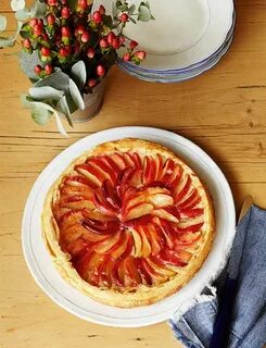 Apple tart with caramel ice cream Sainsbury`s Magazine Recip