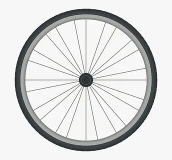 Bicycle Wheel Bike Cycle Tyre - Bike Wheel Cartoon Png, Tran