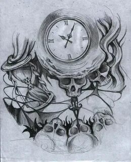 Clock drawings, Tattoo designs, Tattoo design drawings