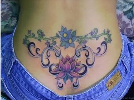 91 Fabulous Flowers Tattoos On Lower Back - Tattoo Designs -