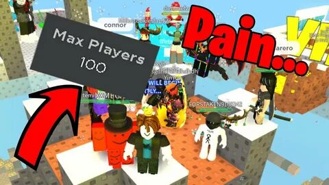 Skywars but with 100 Players! Roblox Skywars - YouTube