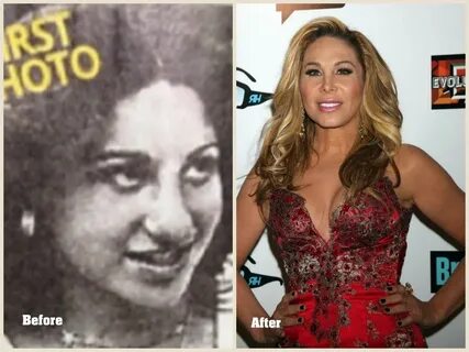Adrienne Maloof Plastic Surgery Before and After Photo 2013-