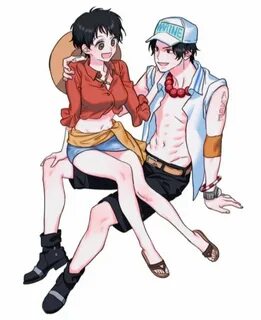 Luffy x ace One piece crew, One piece ace, One piece luffy