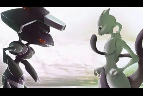 Mewtwo vs Genesect, actually a pretty badass movie Pokemon m