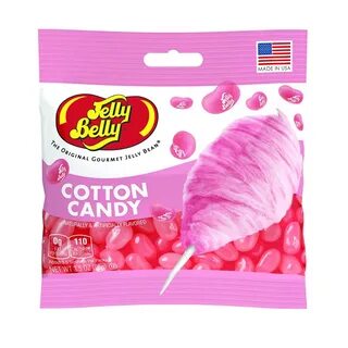 Конфеты Jelly Belly Cotton Candy со вкусом сладкой ваты * Сл