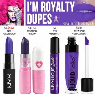 💜 👑 I'M ROYALTY DUPES 👑 💜 from Jeffree Star Cosmetics Liquid