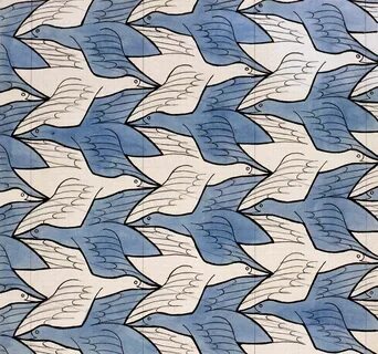 Two Birds by M.C. Escher Escher art, Tessellation art, Mc escher