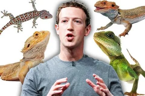 Is Mark Zuckerberg secretly a half-lizard 'reptilian'? You w