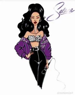 Selena Quintanilla Cartoon posted by John Peltier