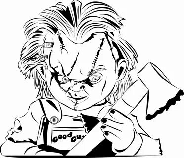 Chucky Coloring Pages - Coloring Home