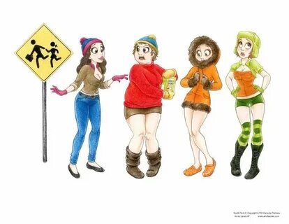 Female version of South Park bahaha South park characters, S